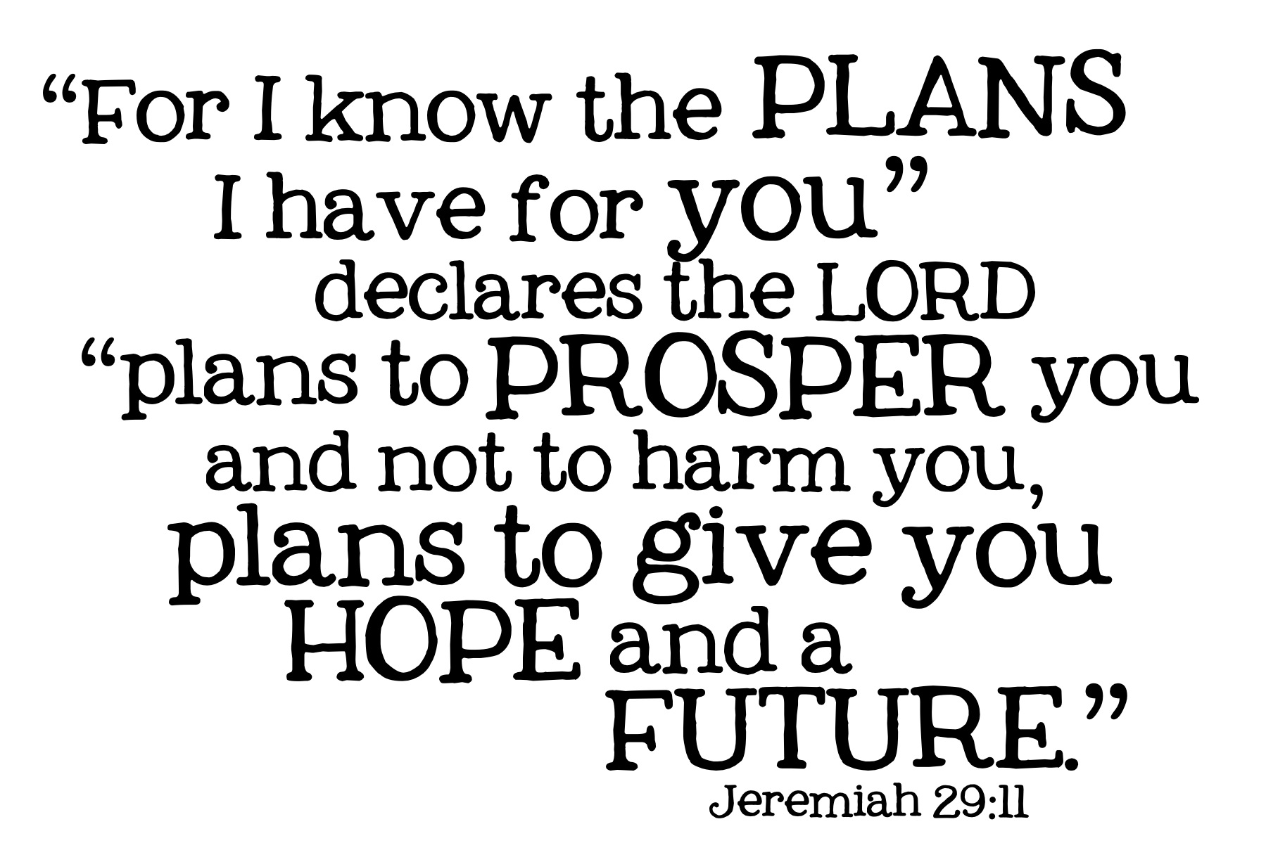 bible jeremiah 29 11