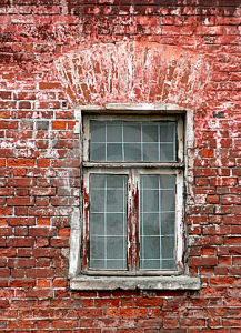 window in a wall