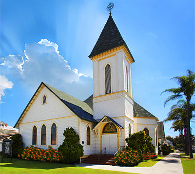 church building steeple